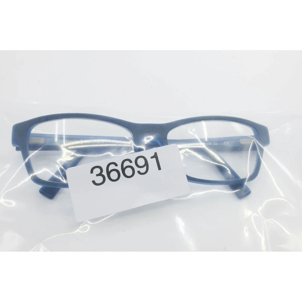 ProDesign Denmark 1778 c.9136 Blue Rectangular Eyeglass Frames 53-16-135 CJ